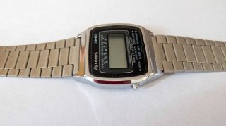 Vintage Digital LCD Lorus Y799 - 4310 Alarm Chronograph Gents Watch Spares/Repairs 2