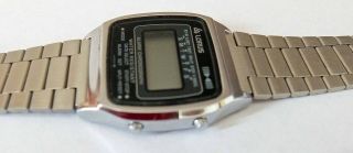 Vintage Digital LCD Lorus Y799 - 4310 Alarm Chronograph Gents Watch Spares/Repairs 5