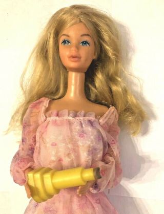 Vintage 1978 " Kissing Barbie " Doll 2597 W/ Dress,  Lipstickaccessory