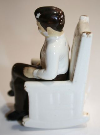 JFK SALT AND PEPPER SHAKERS ROCKING CHAIR 1962 3