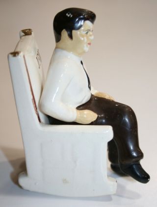 JFK SALT AND PEPPER SHAKERS ROCKING CHAIR 1962 4