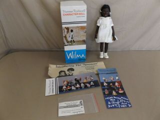 Norman Rockwell Wilma Character Doll Mary Maline Black African American