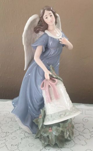 2003 Grandeur Noel Collectors Edition Christmas Porcelain Holly Bell Angel China