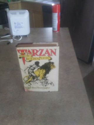 Antique Book - Edgar Rice Burroughs " Tarzan And The Golden Lion " 1924 With Dj