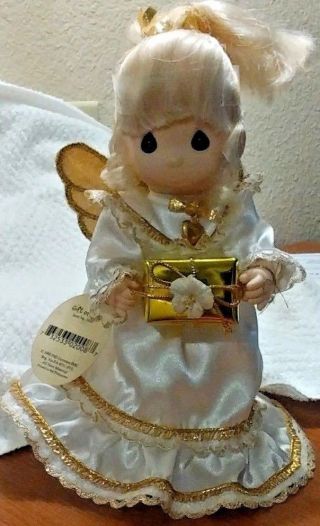 1994 Precious Moments Doll Christmas Tree Topper Gift Of Joy 2008 W/tag