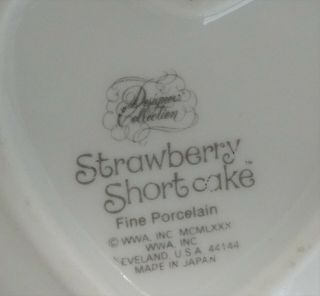Vintage Strawberry Shortcake Fine Porcelain Trinket Heart Box - Bushel & a Peck 5