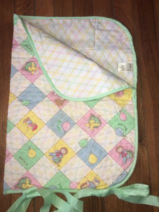 Vintage 1982 1983 Cabbage Patch Kids Quilted Changing Table Pad Blanket