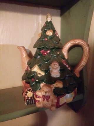 Antique Collectible Christmas Decorative Teapot 10 Yrs Old