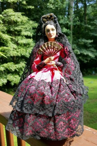 Vintage Munecos Carselle Mexican Senorita Doll