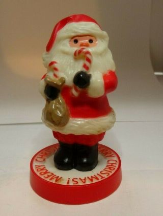 1975 Hallmark Merry Miniature Santa With Candy Cane Christmas Figurine