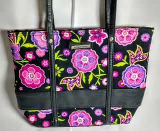 Longaberger Floral Handbag