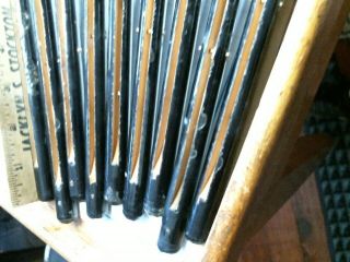 9 Pump Organ stops pulls 1887 Hammond antique vintage old parts 5