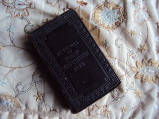 Antique Book Of Common Prayer 1873 Leather - Bound