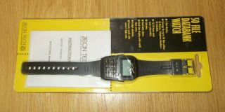 ZEON Tech Data Bank Vintage Digital Wristwatch From 90 ' s Era 2