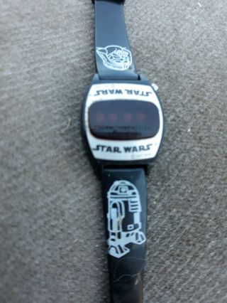Vintage Star Wars 1977 Texas Instruments Led Watch Not