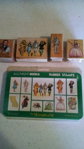 Wizard Of Oz All Night Media Rubber Stamps