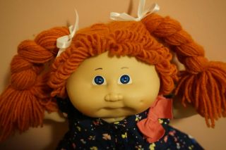 Vintage 1983 Cabbage Patch Kid doll with red hair 4