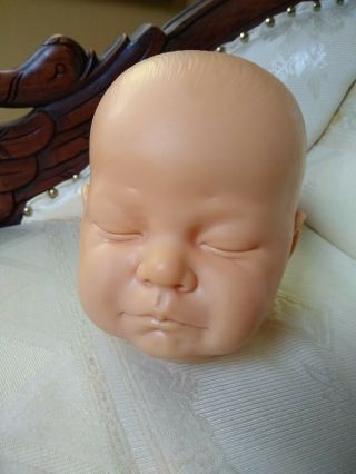 Berjusa Made In Spain Soft Vinyl Doll Head Newborn Baby