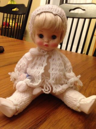 Vintage Effanbee Doll - 11 " Baby Face Doll