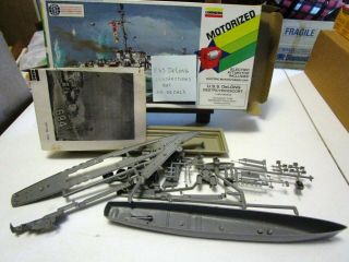 Vintage Unassembled Plastic Model Kit - USS DeLong (incomplete) 5