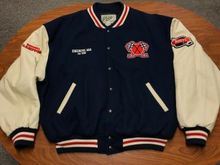 Mens Vintage Roots Canada National Lampoons Movie Cast Crew Varsity Jacket Xl
