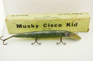 Vintage Musky Cisco Kid Antique Fishing Lure Et38