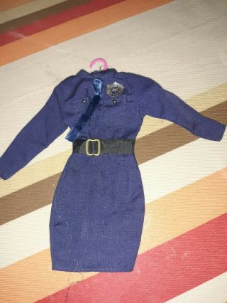 Barbie 1 Police Officer Cool Career Fashions Clothes Uniform 1996