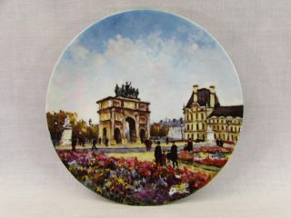 Limoges 1981 Louis Dali Le Jardin Des Tuileries Ltd Edition Collector Plate
