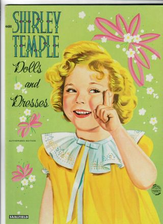 Shirley Temple Dolls And Dresses 6 Pages Of Dresses 2 Paper Dolls