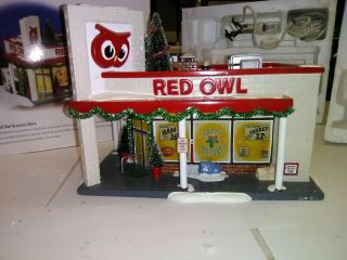 Department 56 Snow Village Red Owl Grocery Store 56.  55303