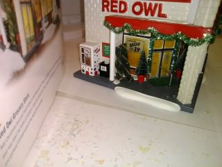 Department 56 Snow Village red owl grocery store 56.  55303 4