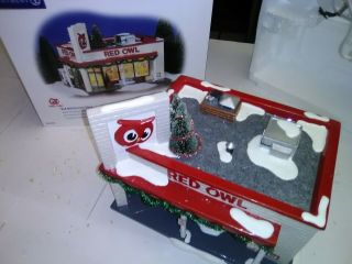 Department 56 Snow Village red owl grocery store 56.  55303 5