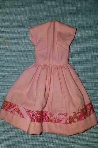 Vintage Barbie Or Fashion Doll Pink Dress