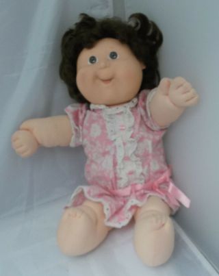 1987 Vintage Cabbage Patch Kids Growing Hair Girl Doll Brown Hair Brown Eyes
