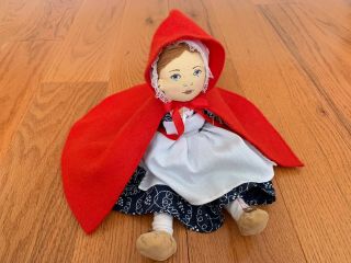 Vintage Colonial Williamsburg Merry Makers 1998 Cloth Doll Sarah 12 "