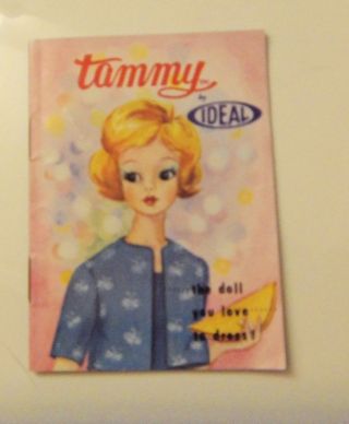Vintage Ideal Tammy Booklet From The Early 60 