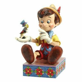 Disney Tradition Jim Shore " Give A Little Whistle " 4043647 Pinocchio Anniversary
