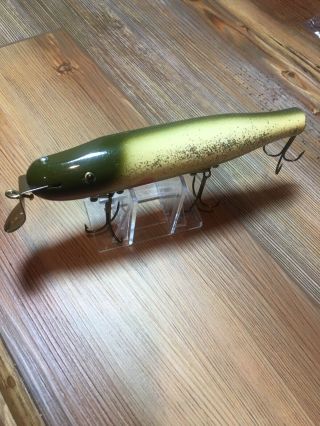 Vintage Fishing Lure Lucky Strike Pikie Nos Great Colors Old Bait