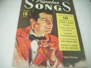 2 ANTIQUE 1935 & 1936 POPULAR SONGS MAGAZINES LYRICS Fred Waring & Ethel Merman 3