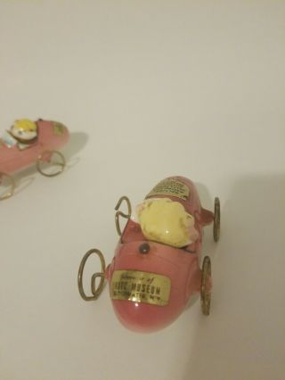 ParkSmith Authentic Maseroti Rolling RaceCar Salt And Pepper Shaker - Japan Pink 7