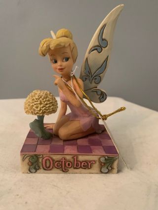 Jim Shore Disney Traditions By Enesco October Tinker Bell Figurine