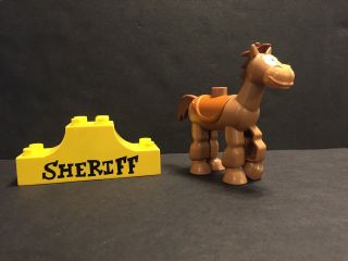 Bullseye Horse & Sheriff Awning Lego Duplo Toy Story 3 Jessie 