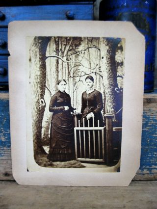 Early Antique Photograph 8 " X 10 " Circa 1870