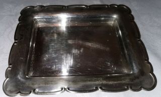 Fine Quality Antique Silver Plated Calling Card Tray