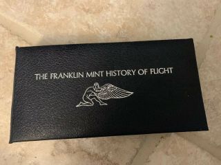 Reference Binder Cards For The Franklin History Of Flight Silver Medal Set