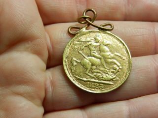 Un Researched Vintage Bronze Pendant George & Dragon ? Metal Detecting Detector