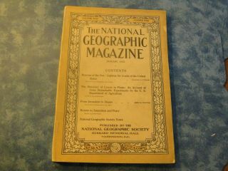 Antique National Geographic January 1913 Cancer Lighthouses Jerusalem To Aleppo