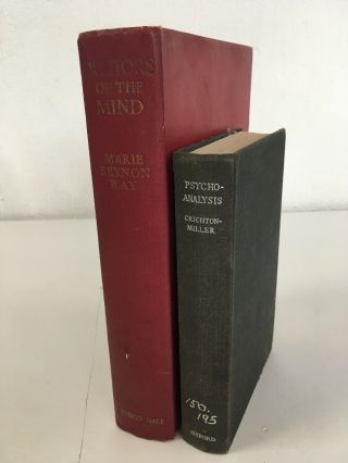 2 X Antique Psychology Book Doctors Of The Mind Psychoanalysis 1950