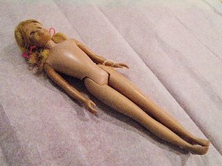 Vintage Nude Scooter Doll; Butt Reads Mattel 1963