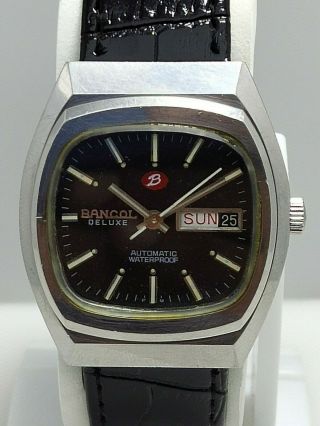 Vintage Bancol Deluxe Automatic Wrist Watch For Men